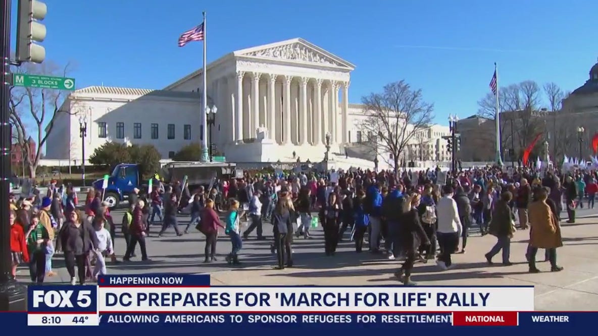 March for Life 2023: Preparations, street closures in DC ahead of annual rally